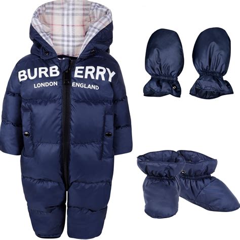 burberry baby snowsuit|baby boy padded snowsuit.